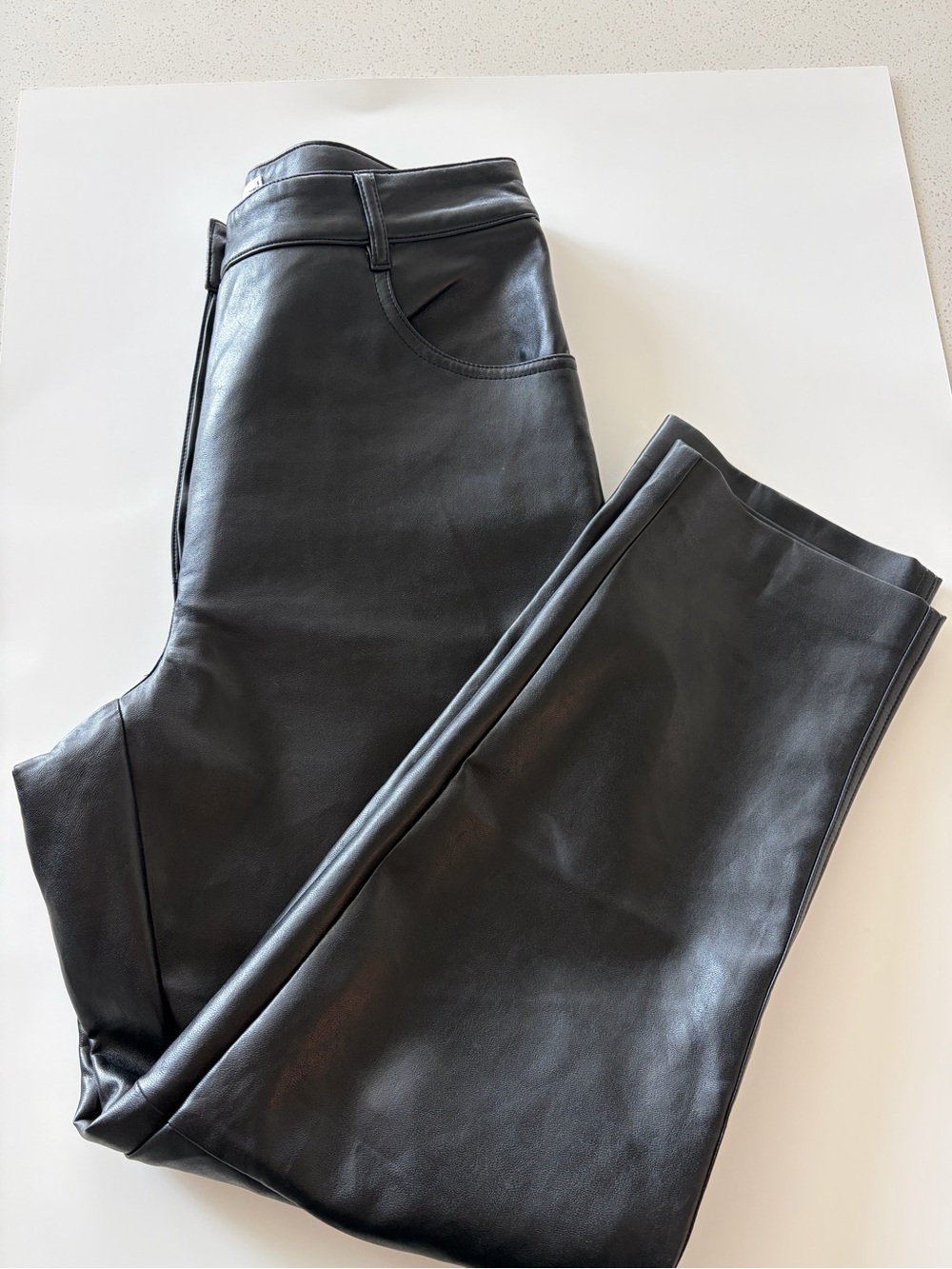 Women’s Black Faux Leather Pants Wilfred Artizia